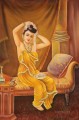 インド人を飾るナイル女性
